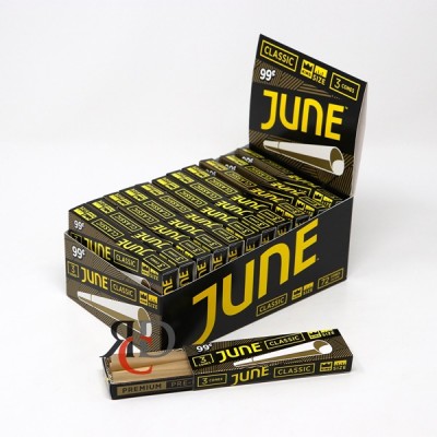 JUNE CLASSIC PRE-ROLLED CONES 3PK KING SIZE 24 CT/ DISPLAY (PRE-PRICED)